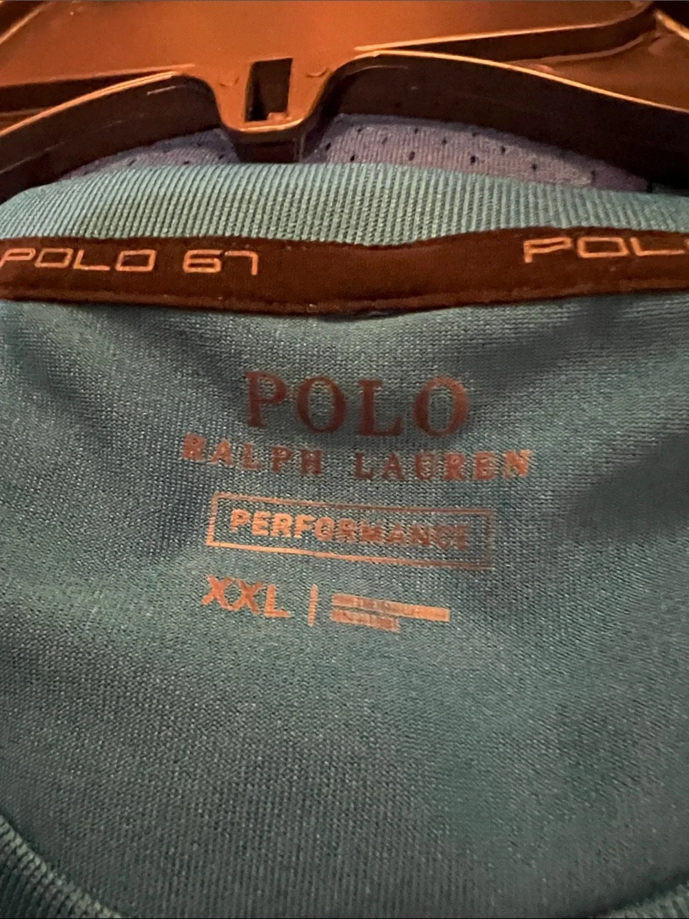Polo by Ralph Lauren Teal Blue Short Sleeve Performance Tee